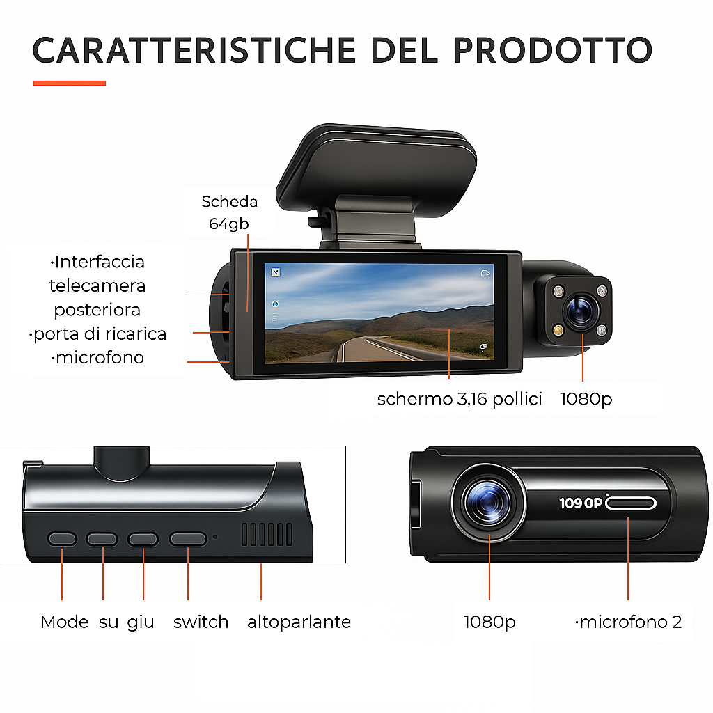 Dashcam| Kit SicureDrive X